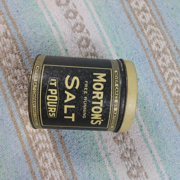 MORTON'S SALT VINTAGE TIN 1985 - Picture 12 of 13